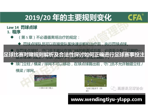足球比赛对赌规则解析及合法性探讨如何正确进行足球赛事投注
